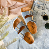 Coastal Comfort Double Buckle Sandals