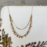 Layered Natural Stone Necklace