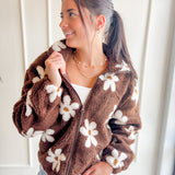 Daisy Dreams Sherpa Jacket