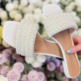 Pearl Bloom Slide Sandals