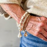 Ivory Bracelet Stretch Bracelet Set