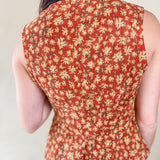 Autumn Glow Floral Vest