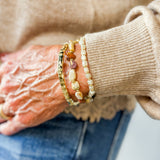 Natural Beaded Stretch Bracelets