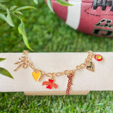 Iowa State Charm Bracelet