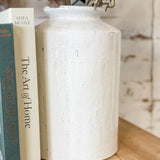 White Pillar Vase