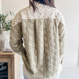 Floral Fields Quilted Shacket