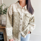 Floral Fields Quilted Shacket