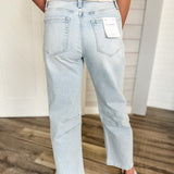 High Rise Barrel Leg Jeans