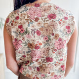 Falling for Florals Corduroy Top
