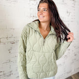 Quilted Comfort Pullover