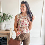 Falling for Florals Corduroy Top
