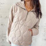 Quilted Comfort Pullover