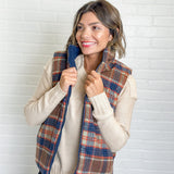 Harvest Trail Plaid Vest