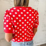 Cherry Pop Polka Dot Cardigan