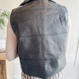 Edge of Cozy Faux Leather Vest