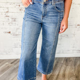 Front Seam Detail Jeans