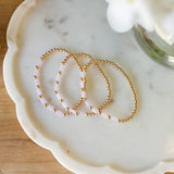 Soft Pink Stretch Bracelet