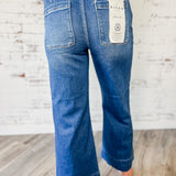 Patch Pocket Wide-Leg Jean