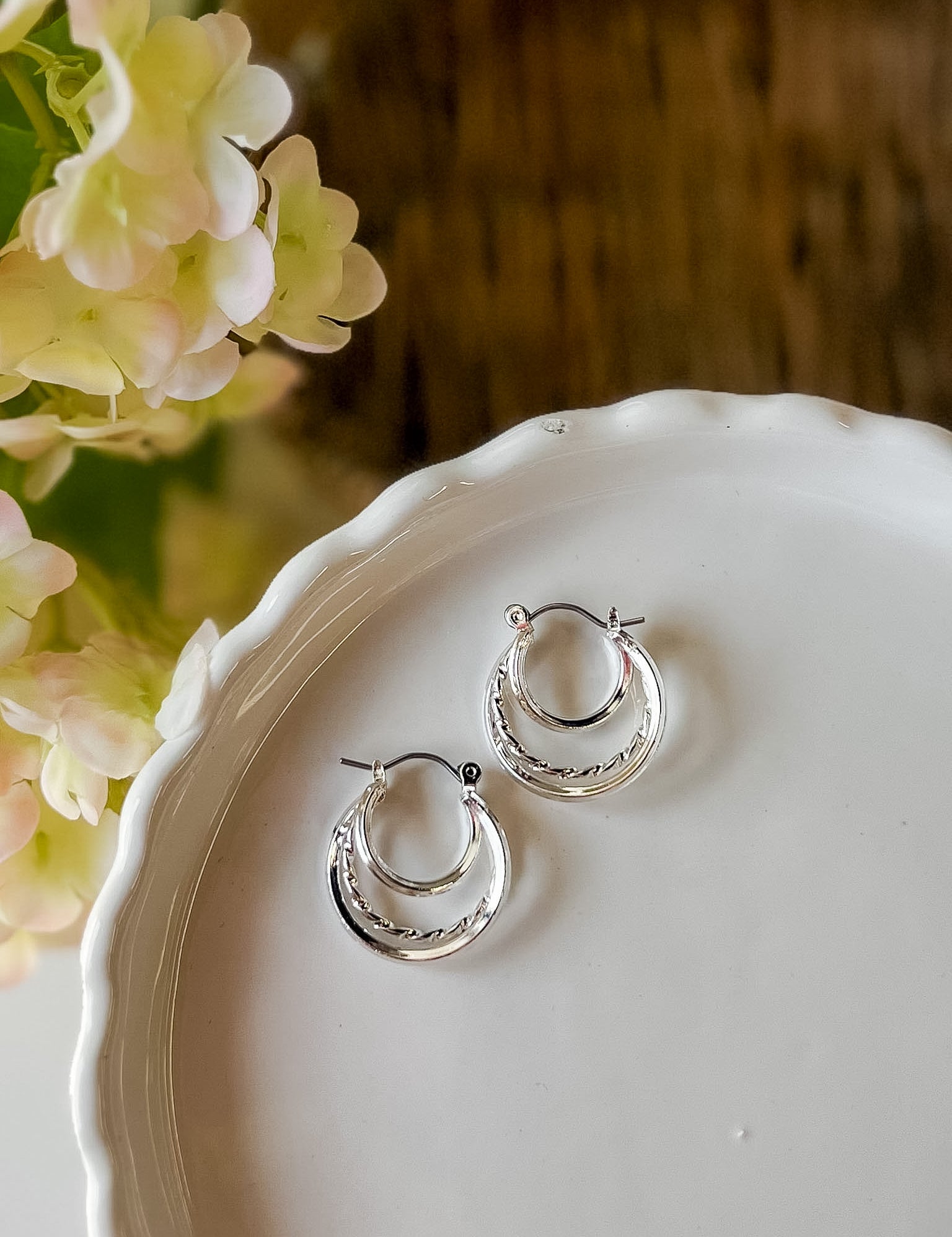 Detail Hoop Earrings