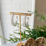 Mixed Pearl Hoop