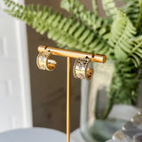 Mini Rhinestone Hoop