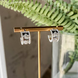 Mini Rhinestone Hoop