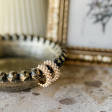 Dainty Pearl Hoop