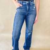 High Rise Distressed Jean