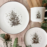 Small Metallic Tree Plate