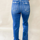 High Rise Distressed Jean