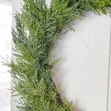 30" Soft Cedar Wreath