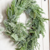 24" Mixed Pine Wreath