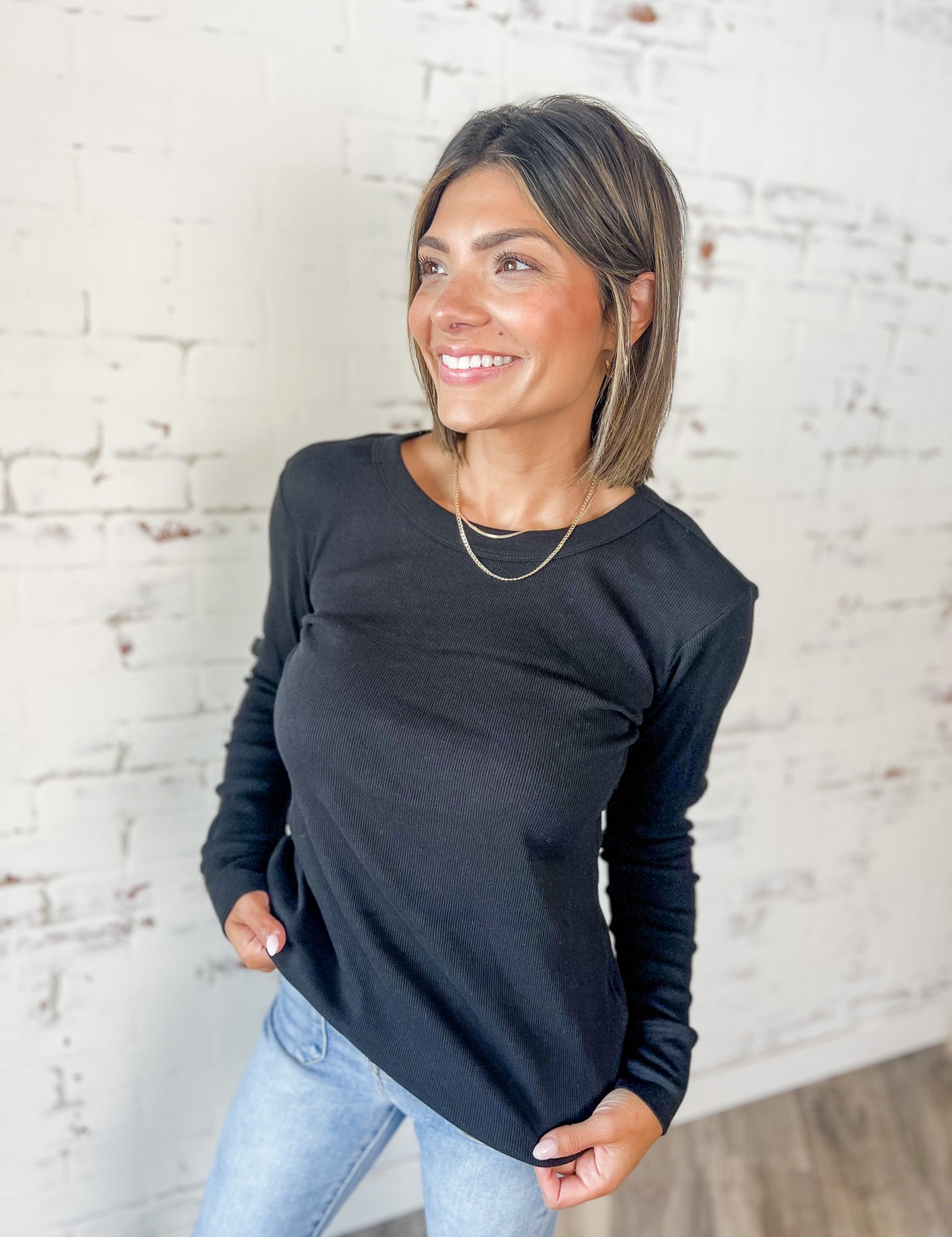 Ribbed Longsleeve Basic