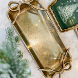 Gold Tray Ribbon Handles
