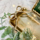 Gold Tray Ribbon Handles