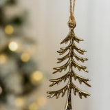 4" Gold Tree Ornament