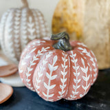 Etched Resin Pumpkin