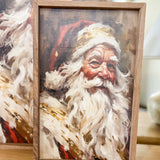 Santa In Red With Gold - 10x16