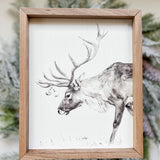 Christmas Reindeer - 8 x 10"