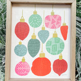 Winter Fun Ii Ornaments By Cheryl Warrick - 8x10