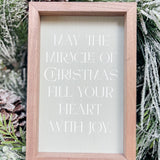 May The Miracle Of Christmas Green - 5x8