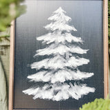 Moody Christmas 2 Tree By Emily Wood - 16x20