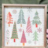 Winter Wonder I Trees By Dina June - 12x12