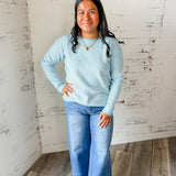 Striped Waffle Knit Sweater