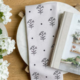 Inked Bloom Tea Towel
