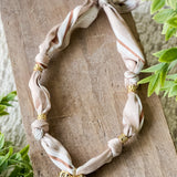 Scarf Tie Charm Necklace