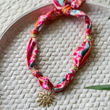 Scarf Tie Charm Necklace