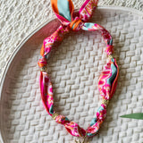 Scarf Tie Charm Necklace