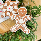 Clay Gingerbread Ornament