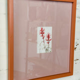 Wood Framed Glass Matte Photo Frame